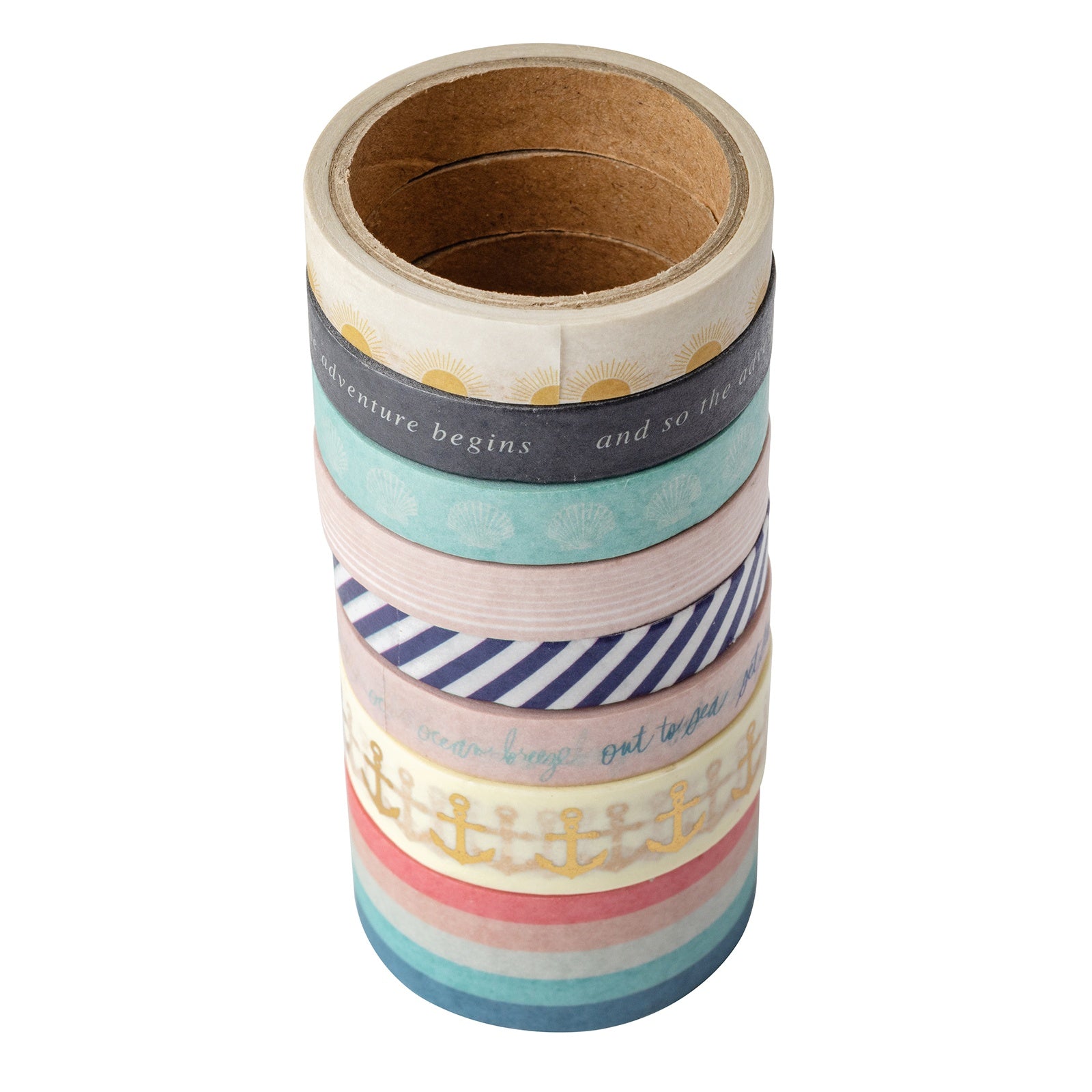 Heidi Swapp Set Sail Washi Tape Rolls 8/Pkg – American Crafts